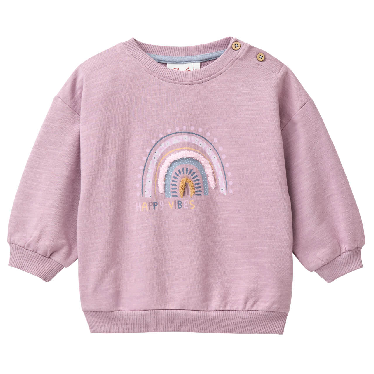 Sweatshirt Regenbogen rosa