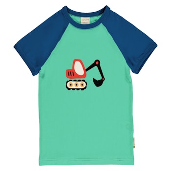 Weiches Raglan T-Shirt Bagger hellgrün