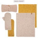 Vorschaubild Damen Wolle Kaschmir Stirnband beige