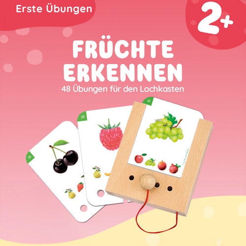 Erste Übungen - Früchte erkennen Kartensatz