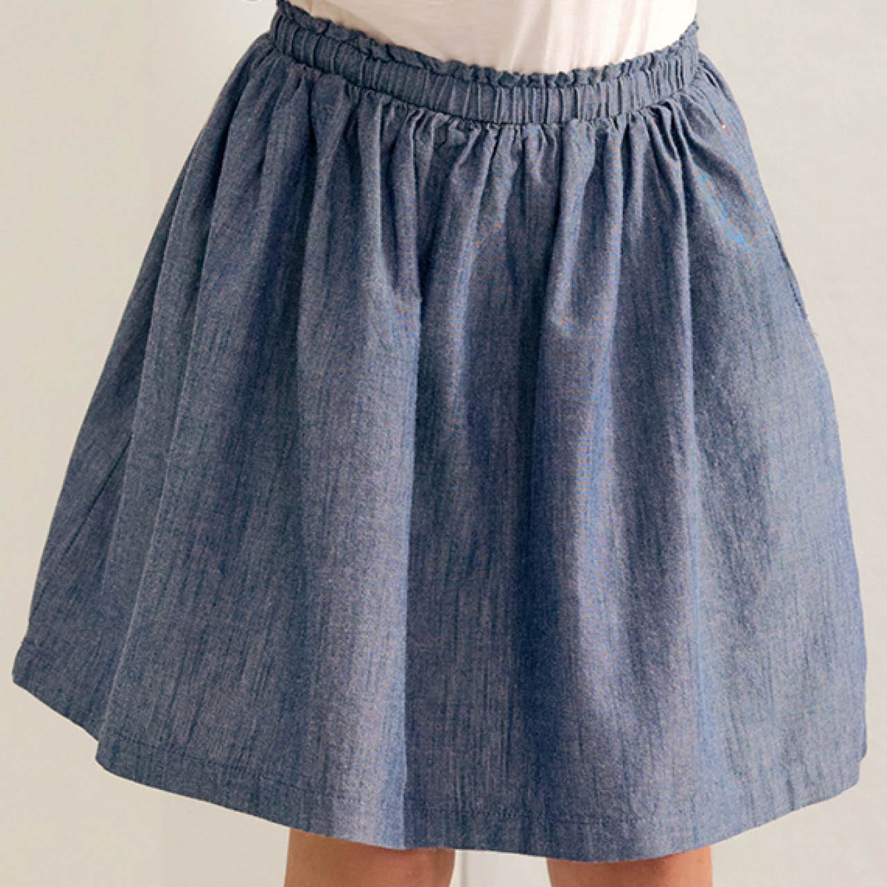 Rock jeansblau