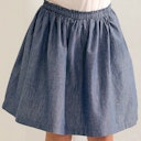 Vorschaubild Rock jeansblau