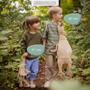 Vorschaubild Gans klein Traubenkern Kuscheltier Wärmekissen leinen