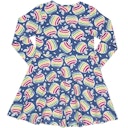 Vorschaubild Punkte Skater Kleid langarm