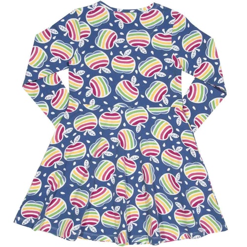 Punkte Skater Kleid langarm
