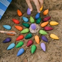 Vorschaubild Mandala Rainbow Snowflakes mit 36 Teilen