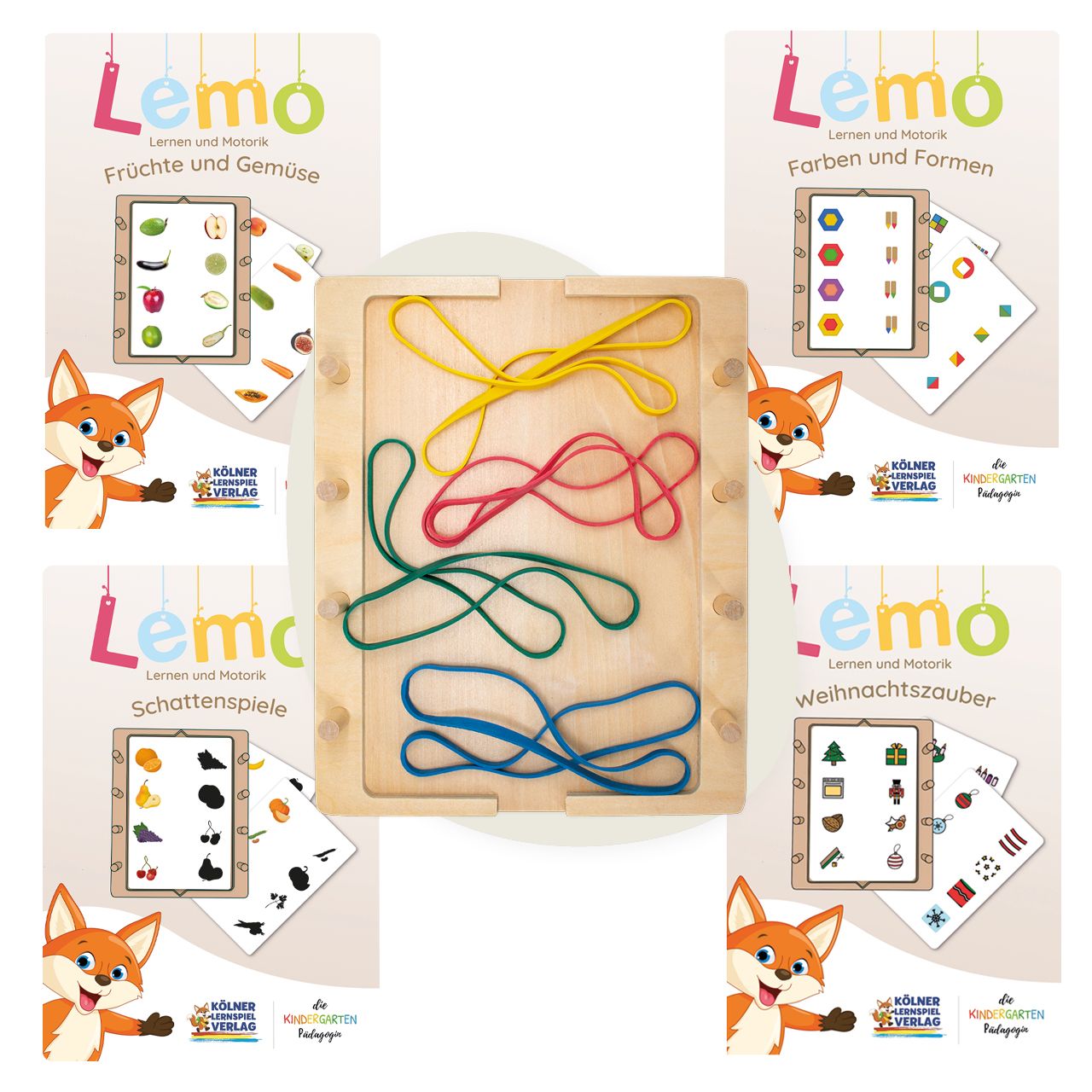Lemo Set ab 3 J. mit 4 Kartensätzen