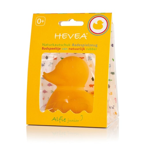 Öko Badeente „Alfie“ von HEVEA aus Naturkautschuk