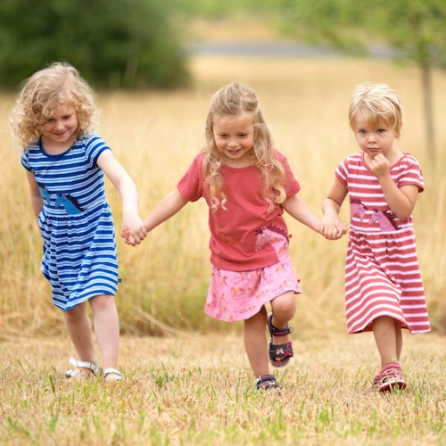 Jersey Kleid kurzarm