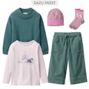 Vorschaubild Lockereres Langarmshirt Herbstblüten