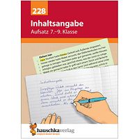 Übungsheft Aufsatz „Inhaltsangabe“ 7. bis 9. Klasse