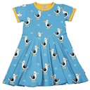 Vorschaubild Flatterkleid kurzarm Fee