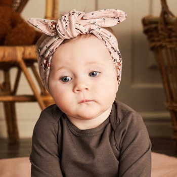 Edles Haarband Geranie rosa