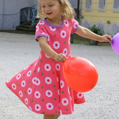 Flatterkleid kurzarm Fee