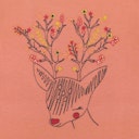 Vorschaubild Langarmshirt mit Hirsch Stickerei