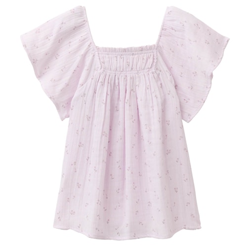 Edles Musselin Kleid Kirschen