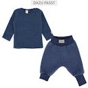 Vorschaubild Babyhose Wollplüsch breite Bündchen