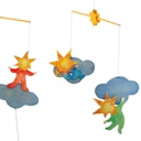 Vorschaubild Mobile Kleine Sterne Babyzimmer Deko