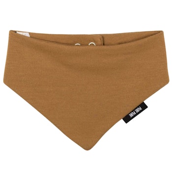 Baby Dreiecktuch braun aus Lyocell