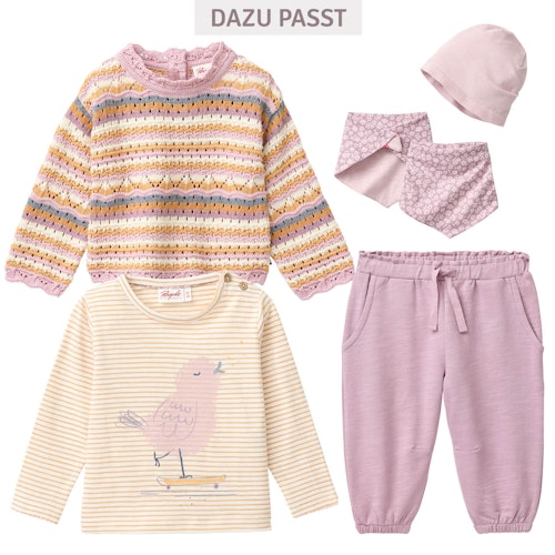 Dreiecktuch Veilchen flieder