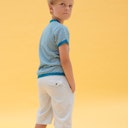 Vorschaubild Kurzarm Poloshirt Frottee Wal-Details
