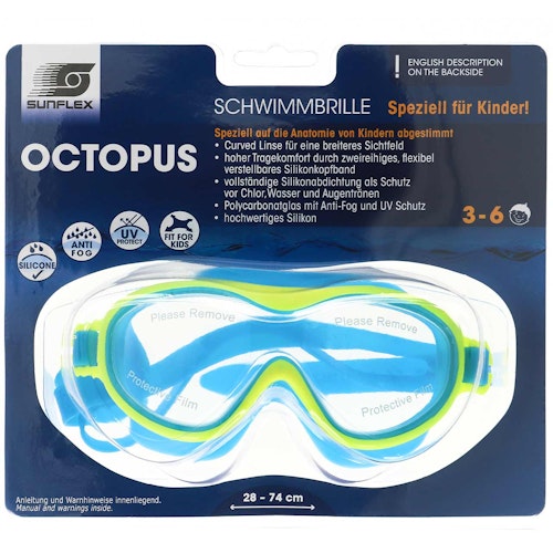 Schwimmbrille OCTOPUS 3 bis 6 Jahre