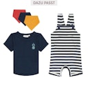 Vorschaubild Weiches Musselin Dreiecktuch navy