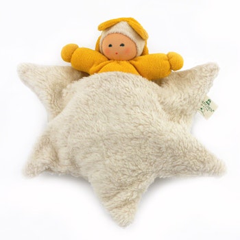 Sternenbett Spieluhr mit Sternenpuppe