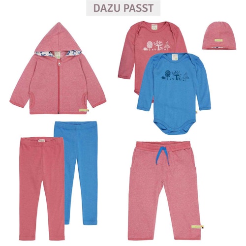 Body langarm Ripp mit Print