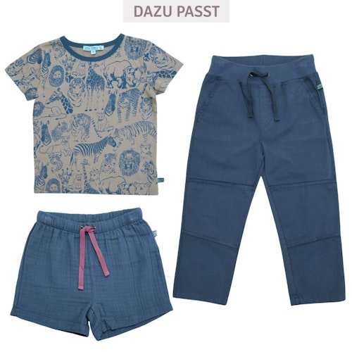 Tiger Alloverdruck Shirt kurzarm