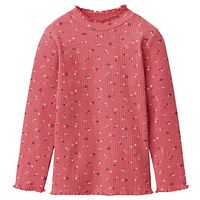Langarmshirt People Wear Organic gerippt Stehkragen Motiv