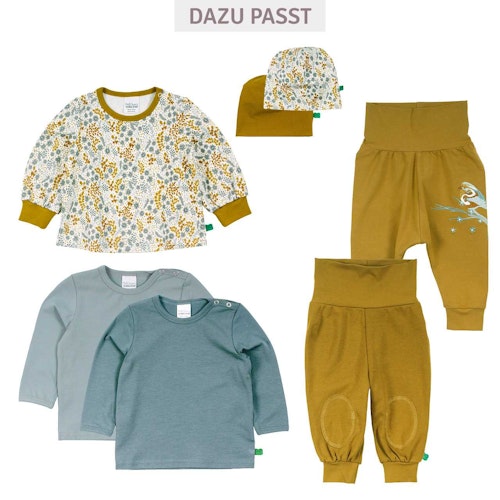 Dünnes Sweatshirt mit Blumen
