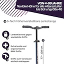 Vorschaubild Alu Scooter ab 6 Jahre 35-100kg 205mm-Rädern neochrome