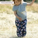 Vorschaubild Webhose Jerseyfutter Blumen
