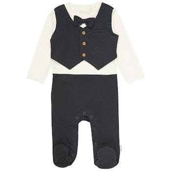 Langarm Strampler Anzugstyle navy