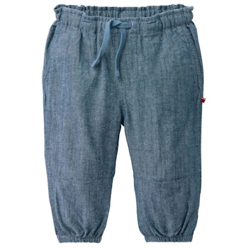 Leichte lockere Hose jeansblau melange
