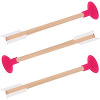 3er Set Saugpfeil für Armbrust „Arabella“ 17 cm pink