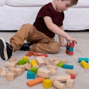 Vorschaubild 50 Holzbausteine natur und bunt