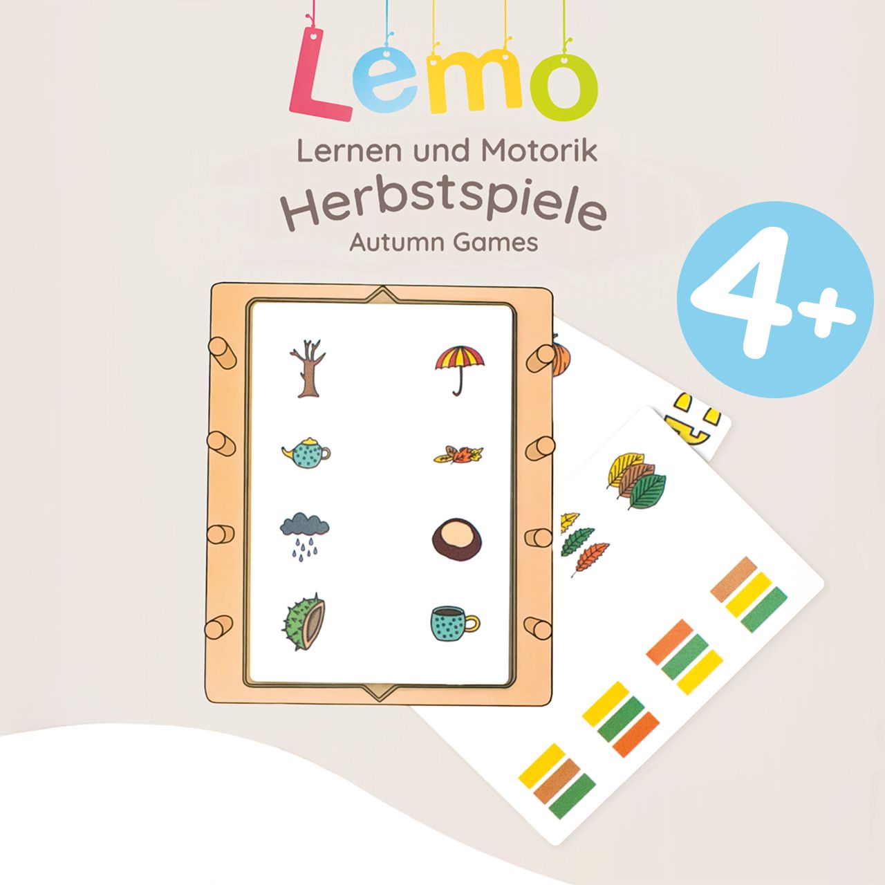 Lemo Kartensatz Herbstspiele ab 4 J.