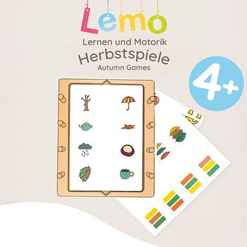 Lemo Kartensatz Herbstspiele ab 4 J.
