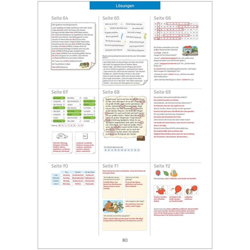 Quer durch die 4. Klasse Mathe & Deutsch Übungsblock