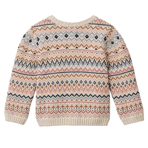 Warme Strickjacke mit Norwegermuster Warme Strickjacke mit Norwegermuster