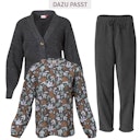 Vorschaubild Lockere Damen Bluse Blumen