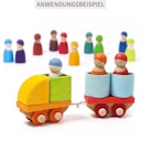 Vorschaubild Bauspiel Holzzug – 17 tlg + Schnur
