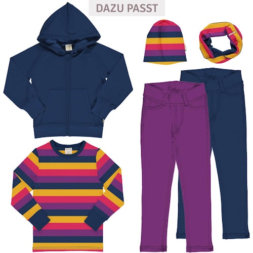 Sweat Beanie Streifen