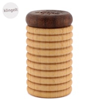Glöckchen-Shaker Holz Musikinstrument hell Glöckchen-Shaker Holz Musikinstrument hell