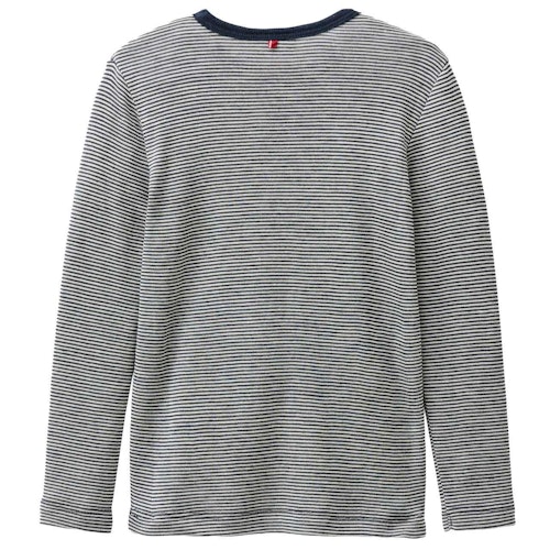 Langarmshirt Wolle Seide