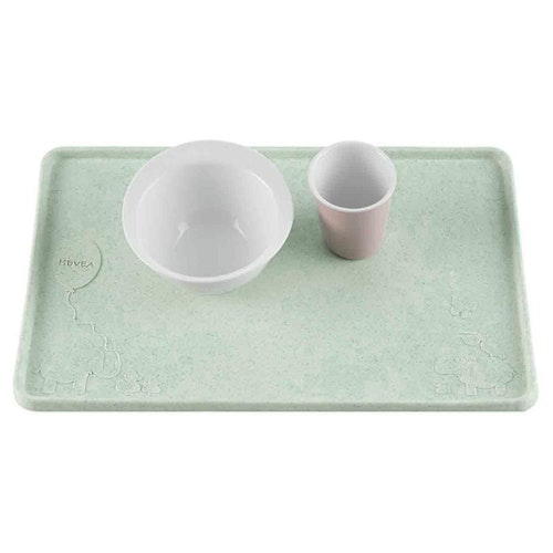 Tischset Naturkautschuk mit Saugnäpfen - Mint