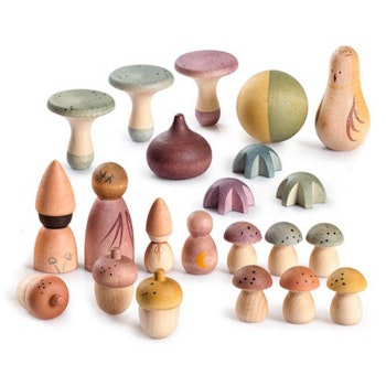 Holzfiguren Set 22 Teile Moonlight Tale