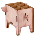 Vorschaubild Stiftehalter Schwein – Holz Stiftebox mit Stecksystem
